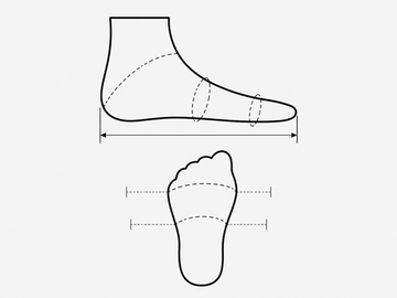 Measuring feet at home for a better shoe fit