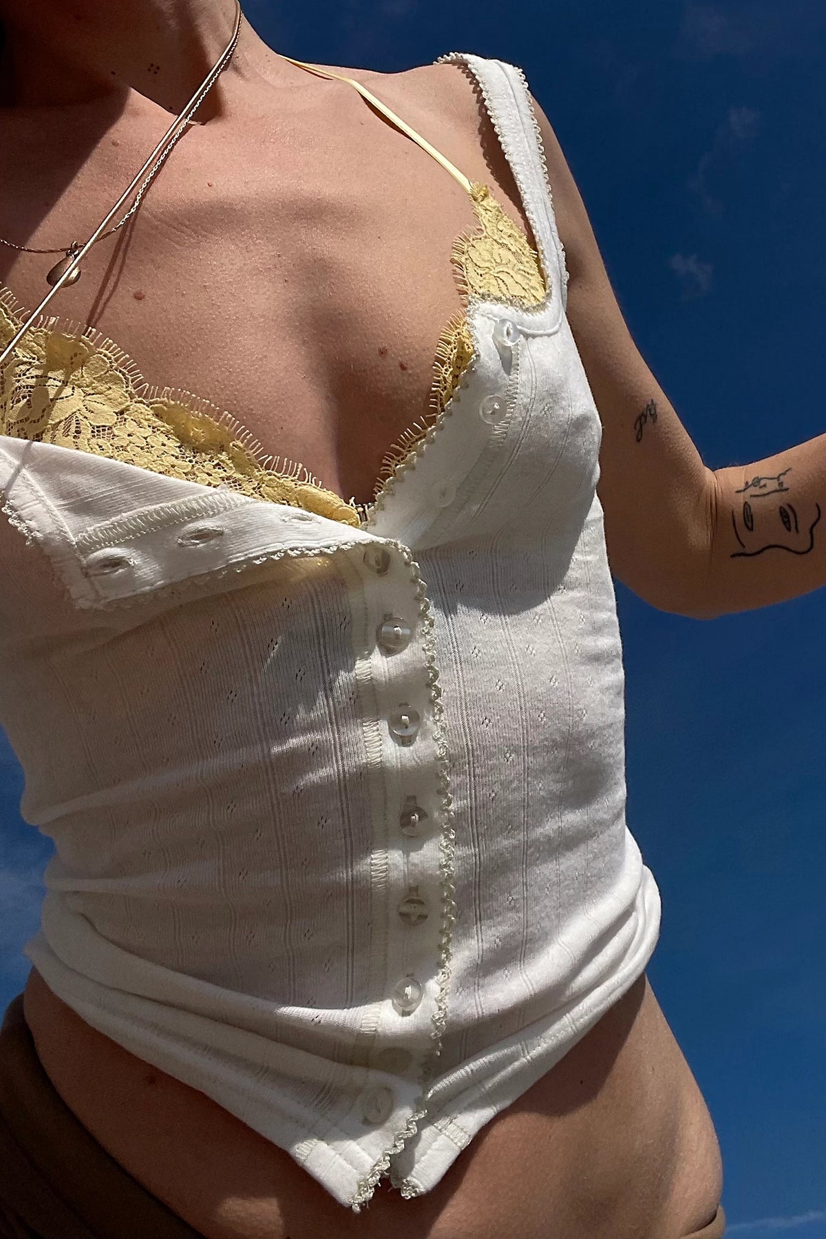 End Game Pointelle Tank - Sugar Swizzle - view 16