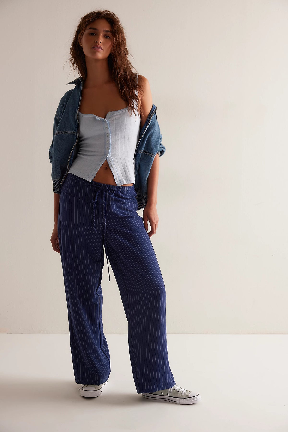 End Game Pointelle Tank - Ballad Blue - view 4