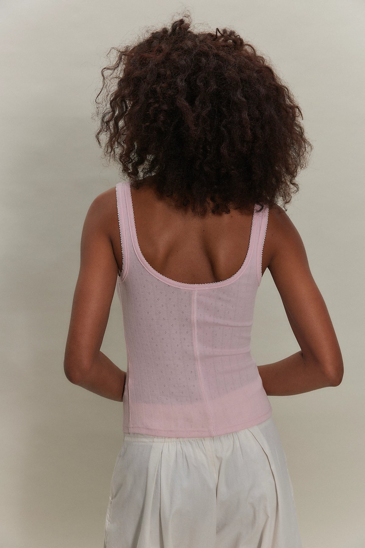 End Game Pointelle Tank - Orchid Veil - view 2